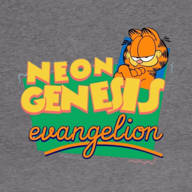 Garfield-Neon Genesis Evangelion - Neon Genesis Evangelion - Hoodie